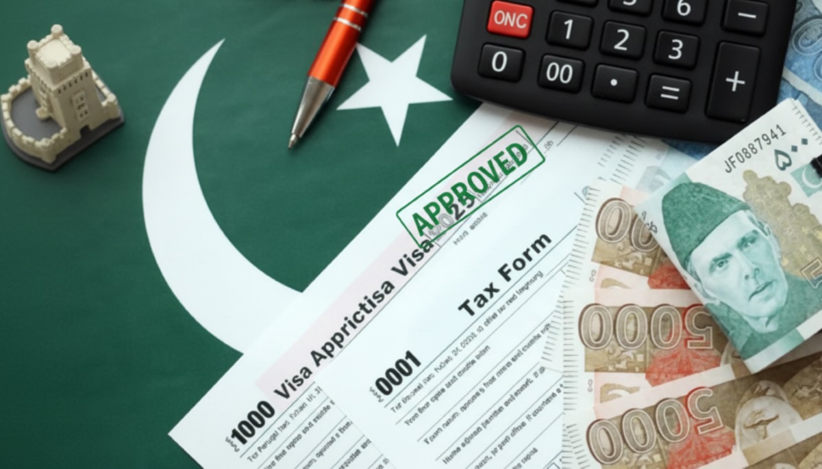Approved Portugal D8 Nomad Pakistan application with PKR notes and tax proof.
